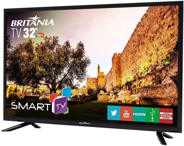 Smart TV LED Britânia 32″ HD