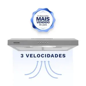 Depurador de Ar de Parede com Exaustor Suggar Slim 60cm Branco para Fogão de 4 Bocas 220V DPS162BR Depurador de Ar de Parede com Exaustor Suggar Slim 60cm Branco para Fogão de 4 Bocas 220V DPS162BR