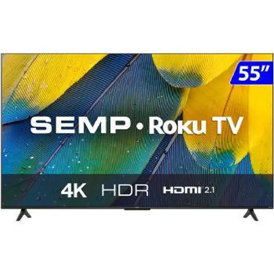 Smart TV LED 4K UHD Semp 55″ HDR Wi-Fi 55RK8600