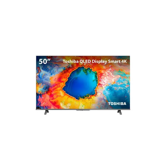 Smart TV QLED 4K Toshiba 50″ Google TV 50C450NS