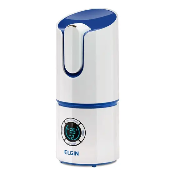 Umidificador de Ar Purificador Elgin com Display Digital Indicador de Temperatura e Umidade, 2,5 Litros, Bivolt