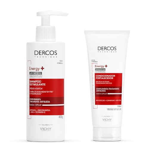 Kit Vichy Dercos Antiqueda Energy+: Shampoo 400g + Condicionador 200g