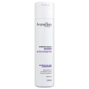 Shampoo Matizador Acquaflora Antioxidante Violeta 240ml