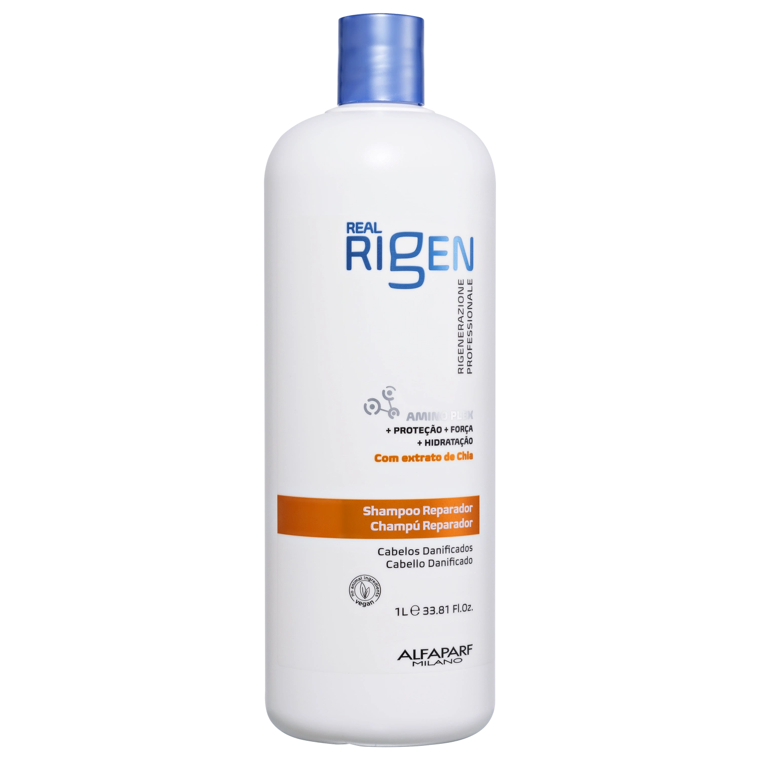 Shampoo Reparador Alfaparf Milano Real Rigen 1L