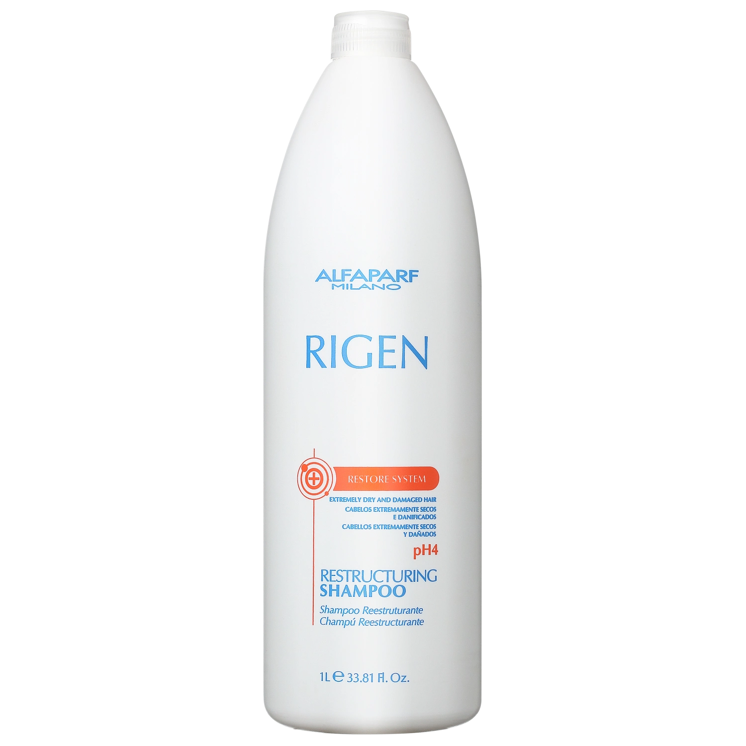 Shampoo Ultra Restructuring Alfaparf Milano Rigen Restore System 1L
