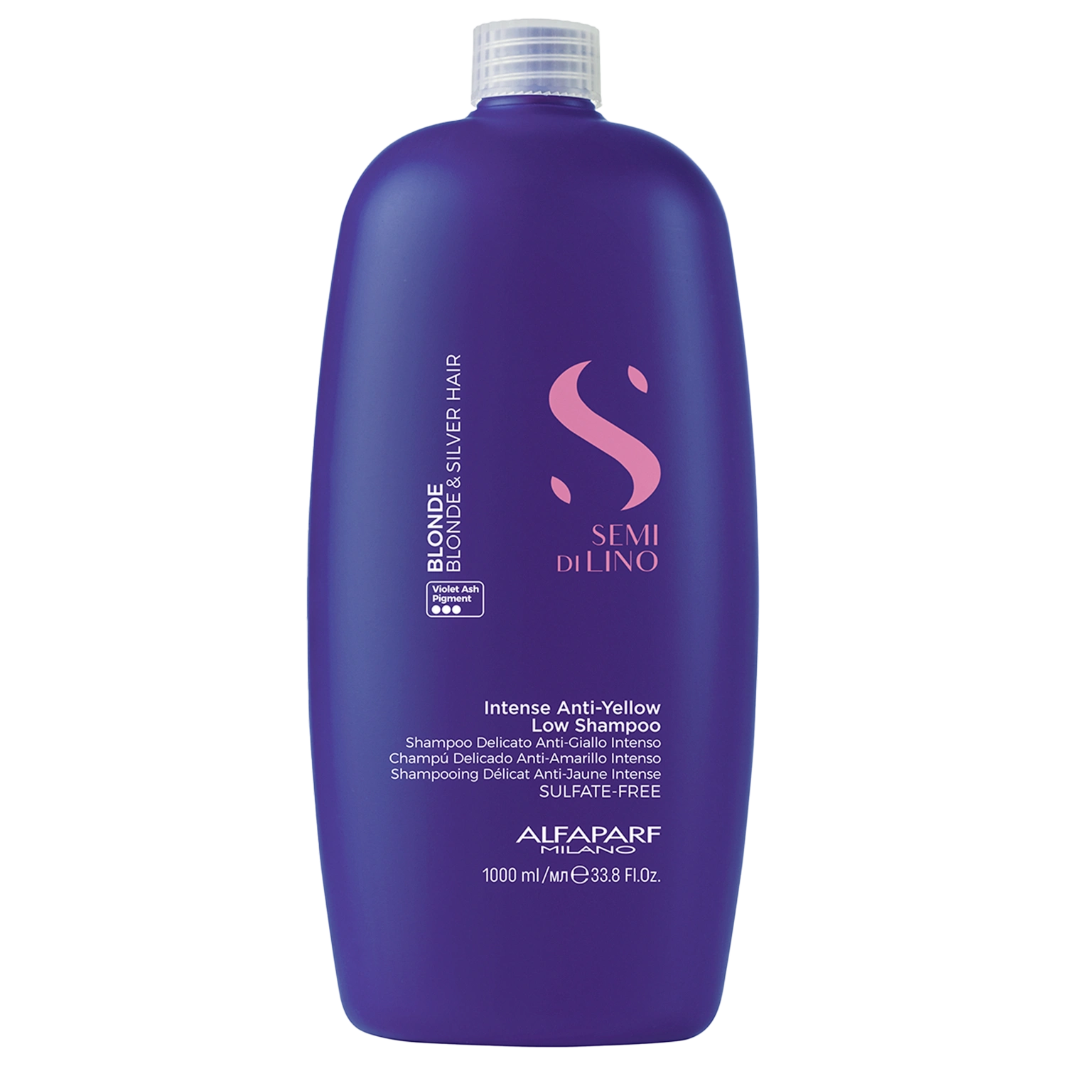 Shampoo Anti-Yellow Alfaparf Milano Semi Di Lino Intense 1L