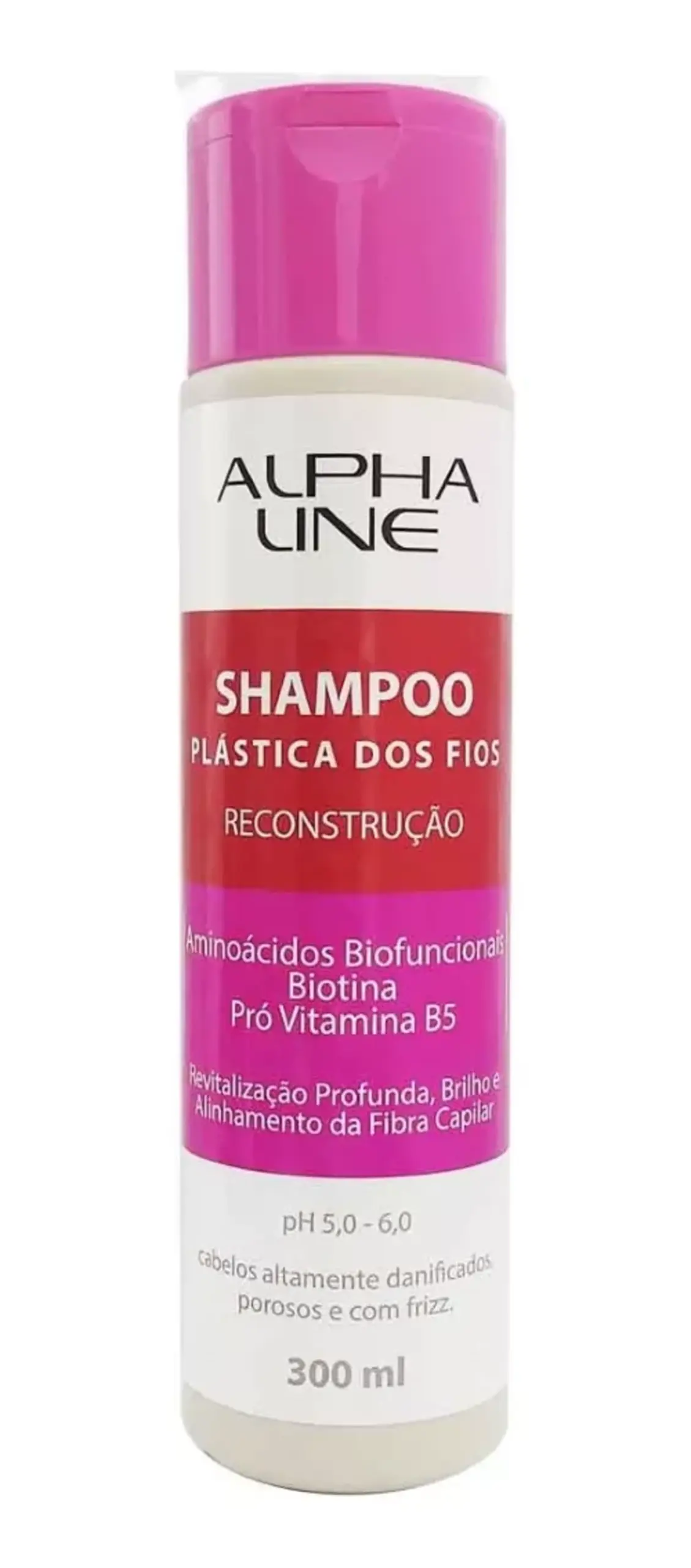Shampoo Alpha Line Plástica dos Fios 300ml