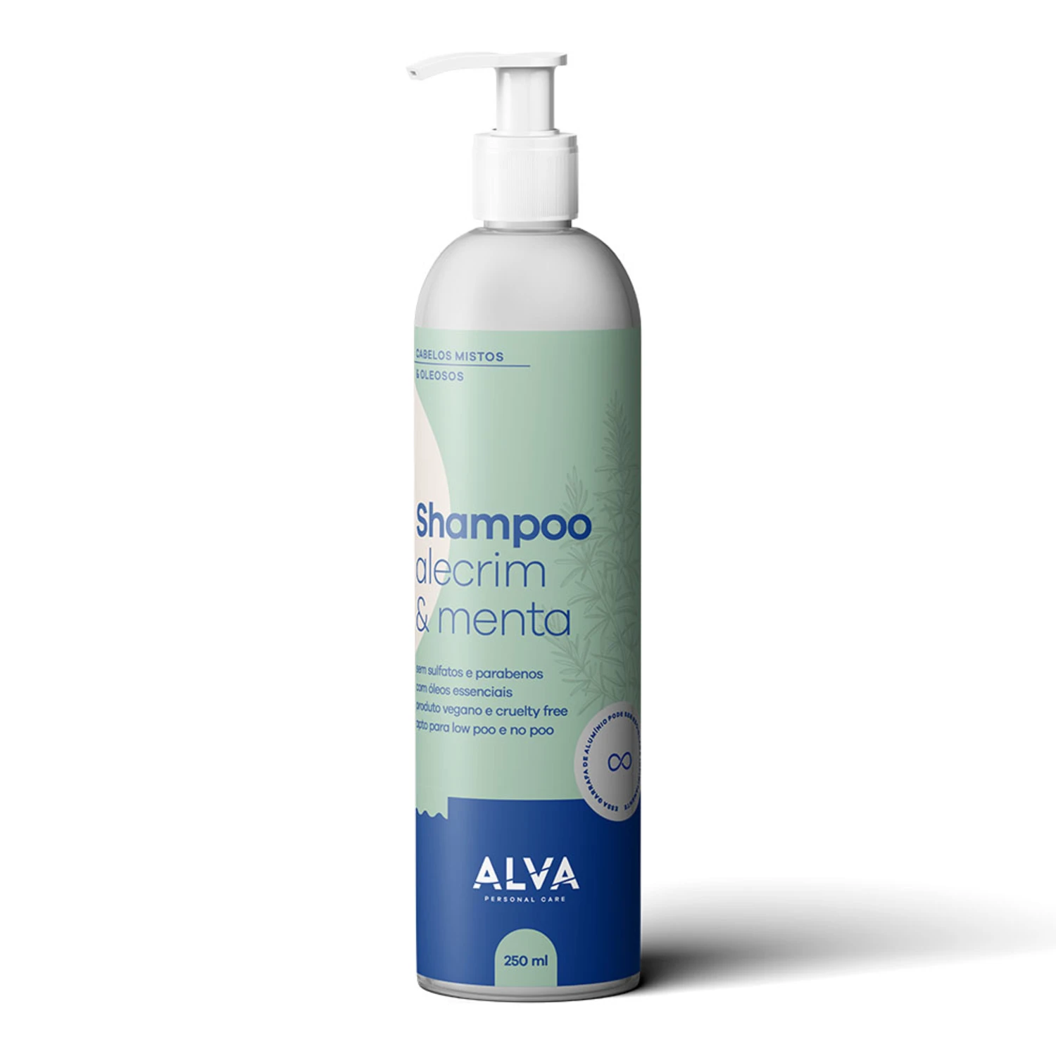 Shampoo Alva Alecrim & Menta 250ml