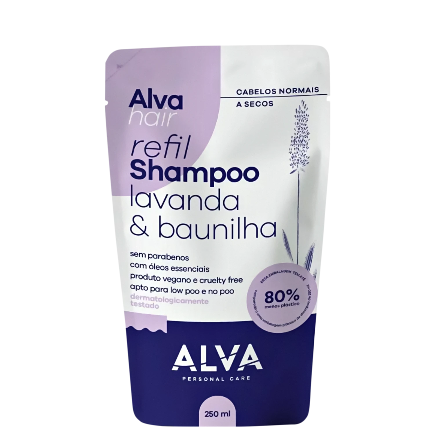 Shampoo Alva Lavanda e Baunilha Refil 250ml