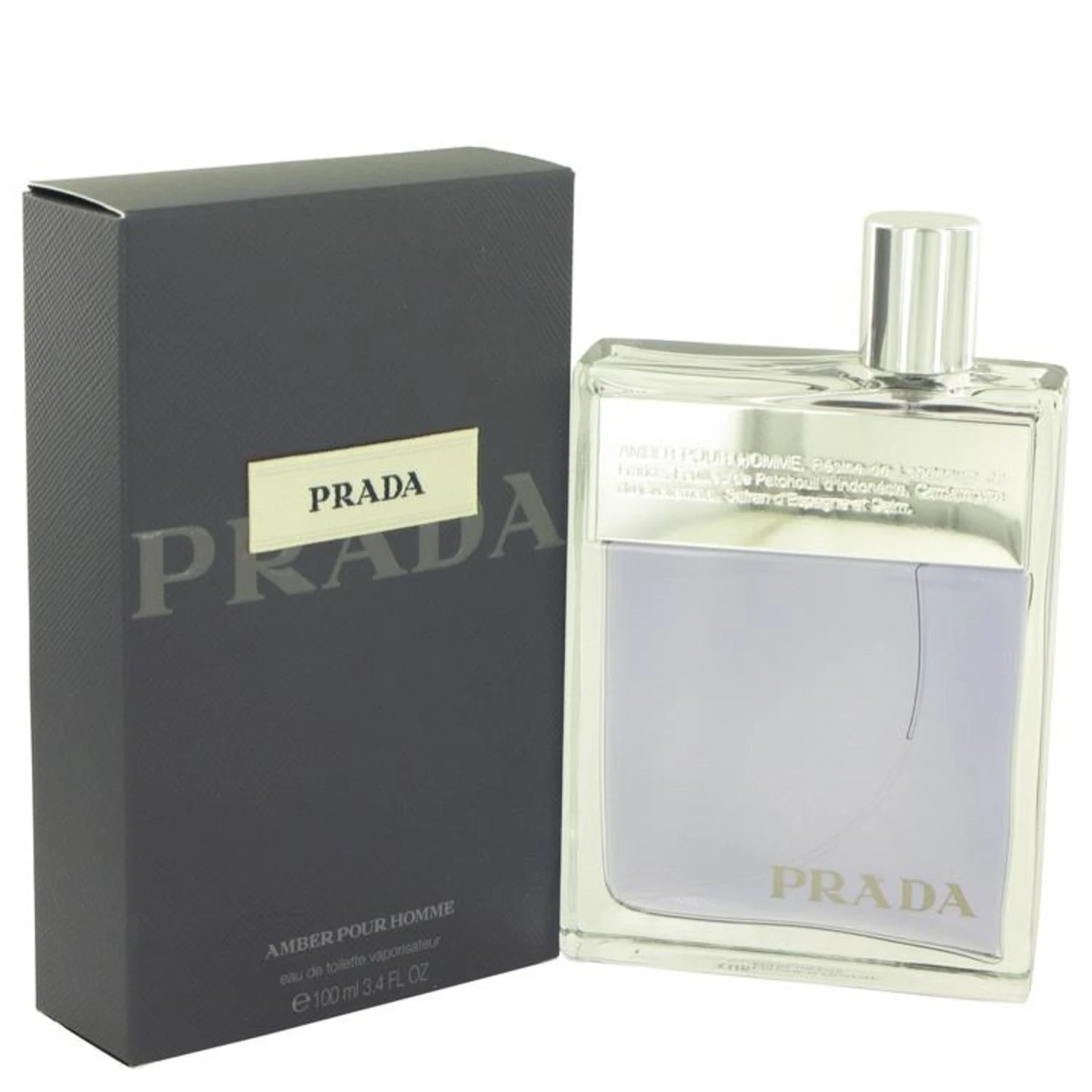 Perfume Masculino Eau de Toilette Prada Amber Pour Homme 100ml