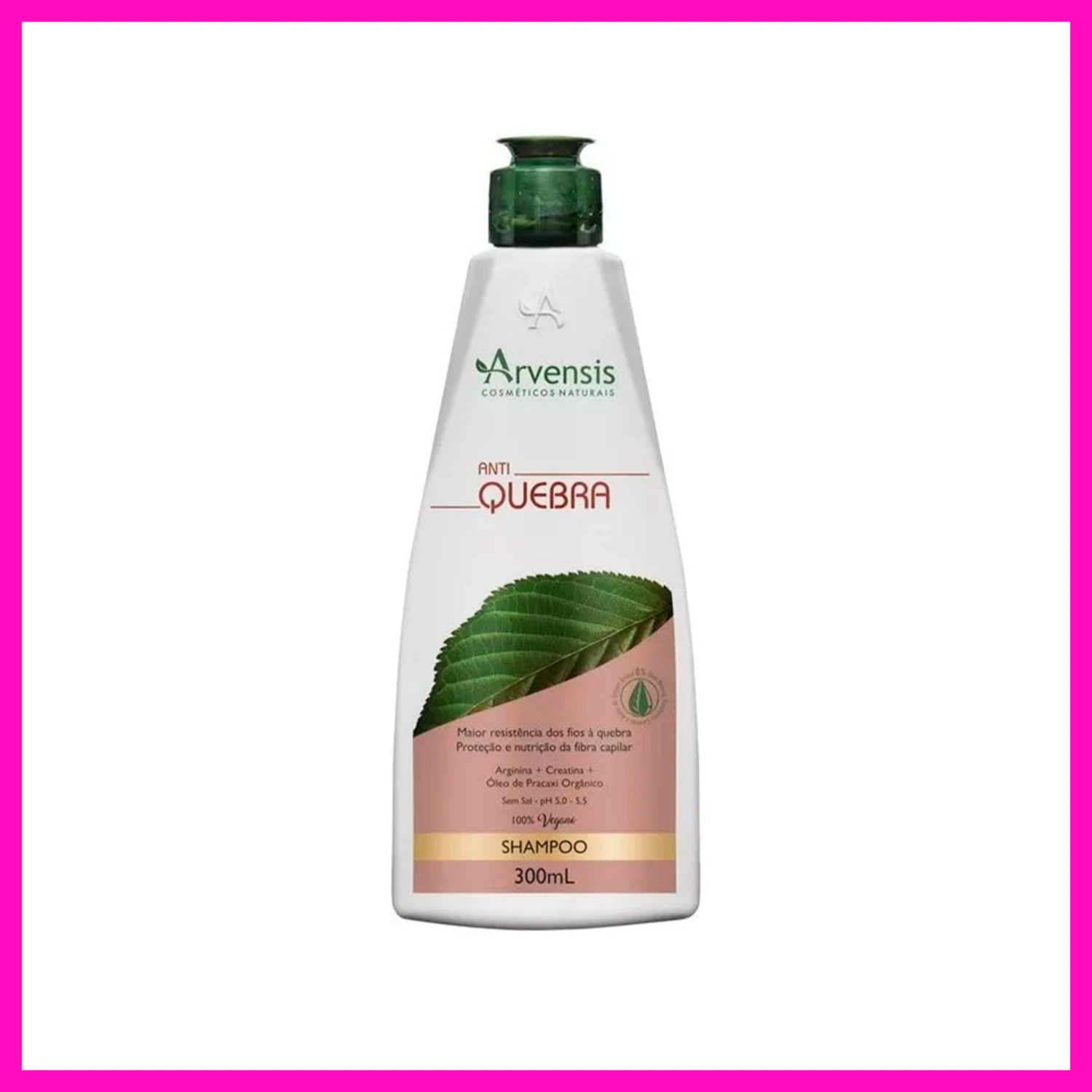 Shampoo Anti-Quebra Arvensis Cosméticos Naturais 300ml