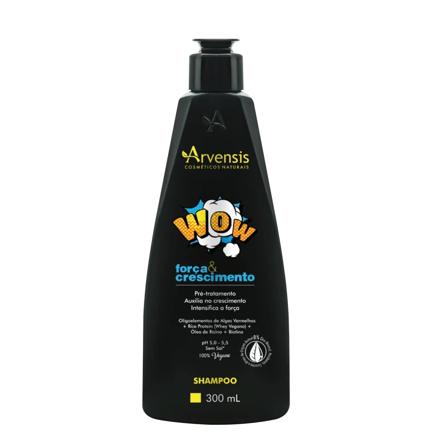 Shampoo Força e Crescimento Arvensis Cosméticos Naturais Wow 300ml