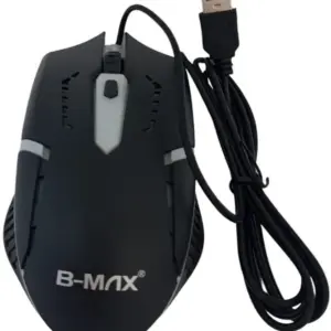Mouse Gamer Com Fio B-Max 3200 DPI LED RGB Óptico Preto Mouse Gamer Com Fio B-Max 3200 DPI LED RGB Óptico Preto