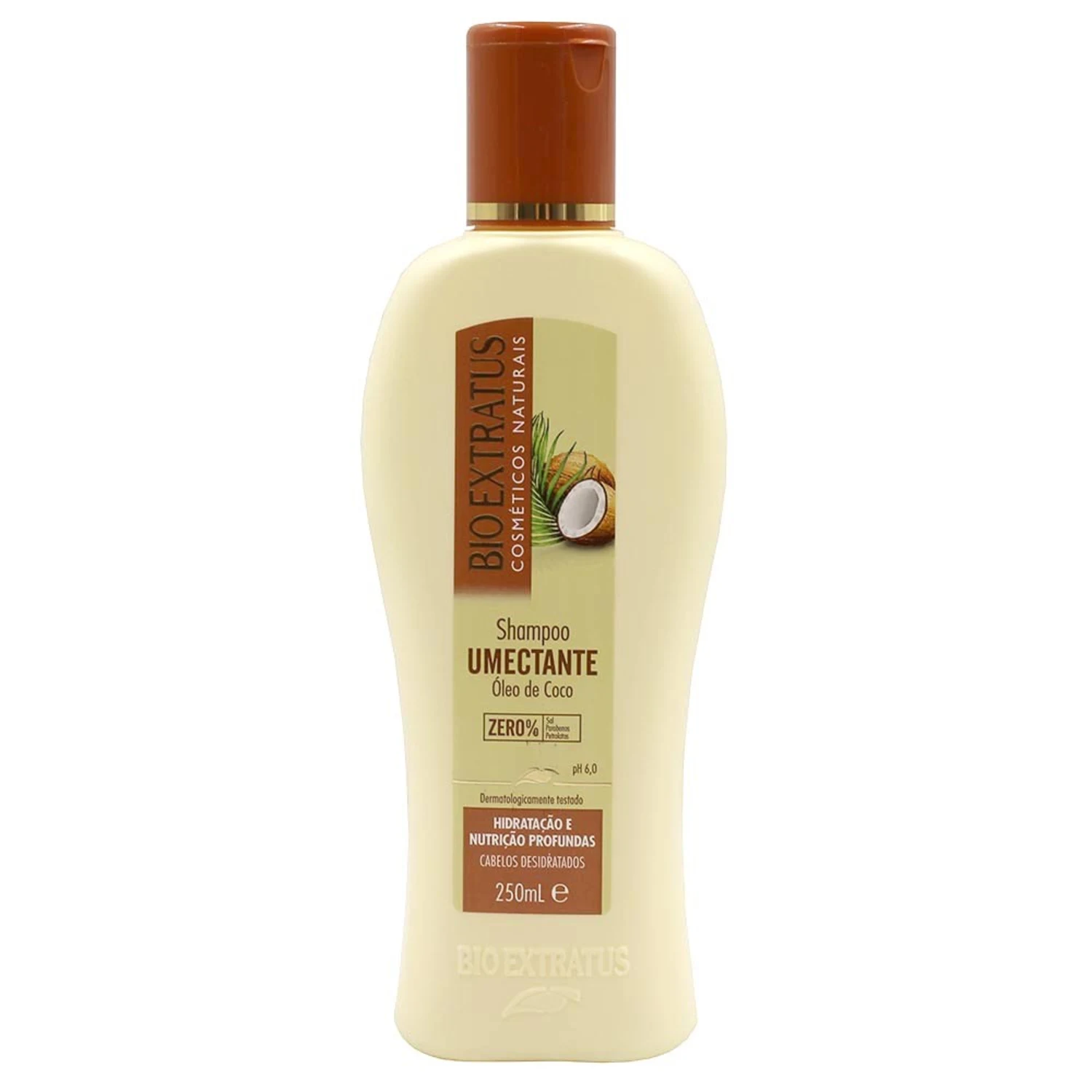 Shampoo Umectante Bio Extratus Óleo de Coco 250ml