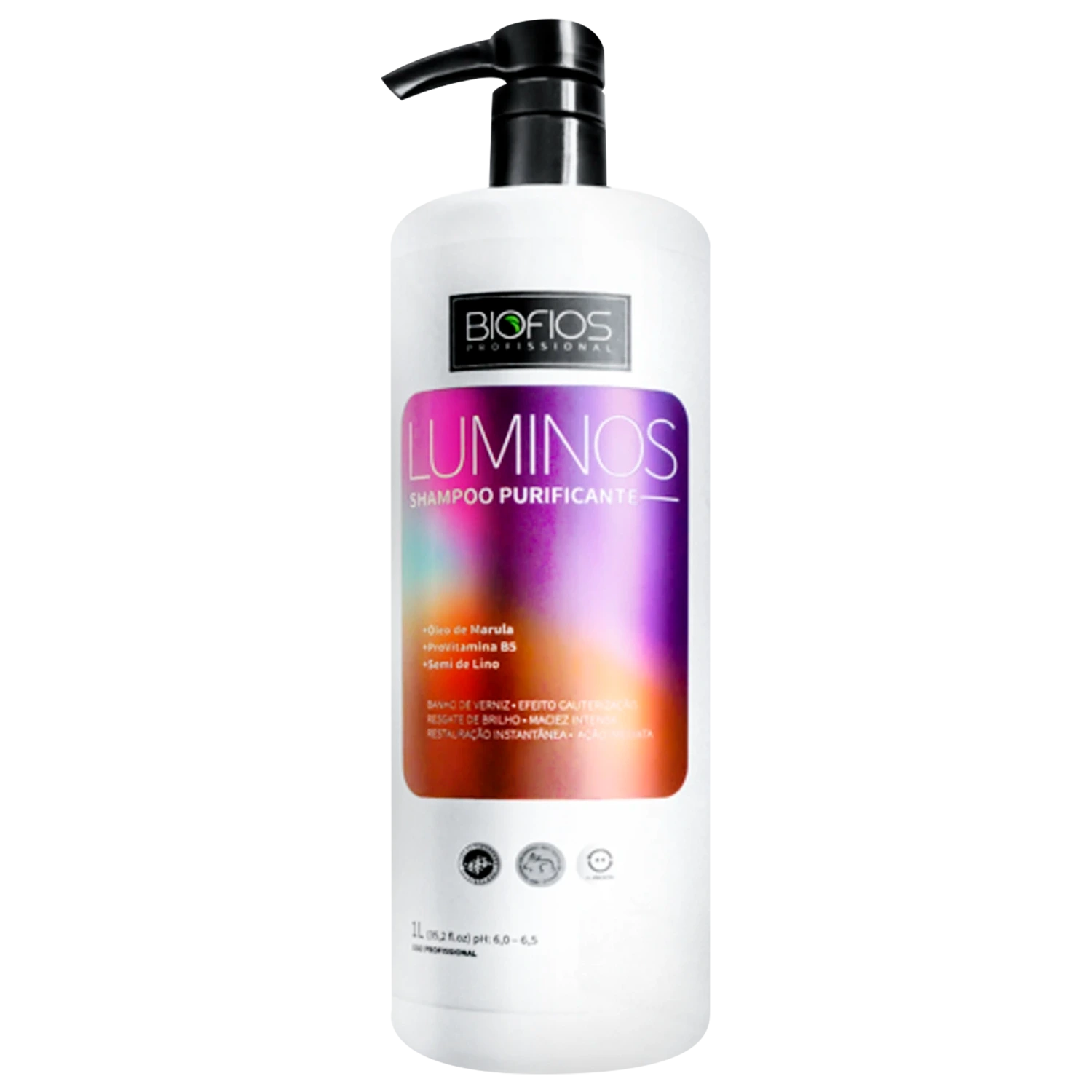 Shampoo Purificante Biofios Profissional Luminos 1L