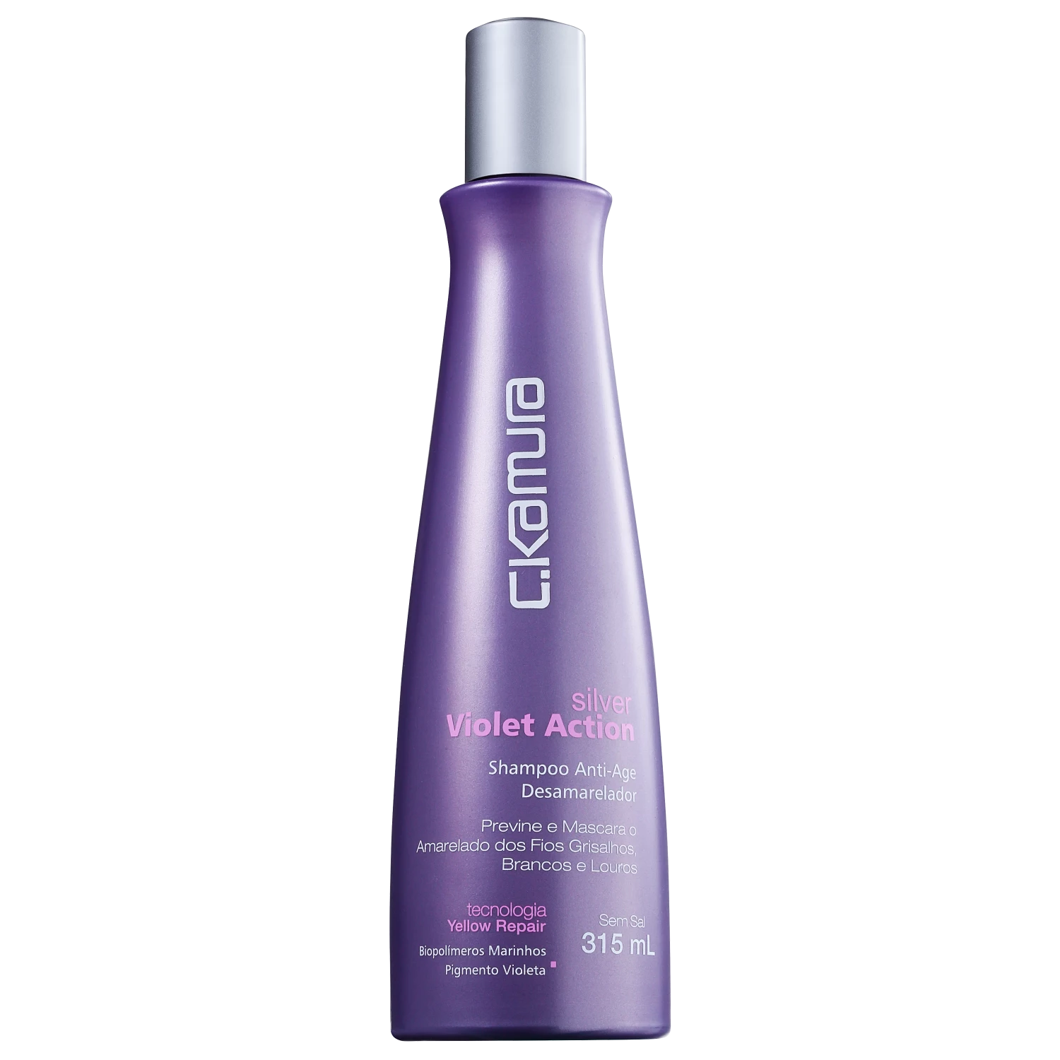 Shampoo Desamarelador C.Kamura Silver Violet Action 315ml
