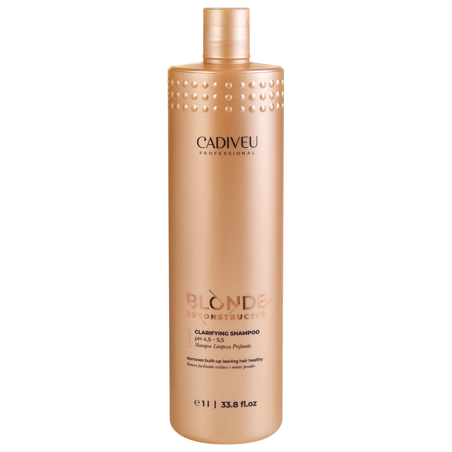 Shampoo Purificante Cadiveu Professional Blonde Reconstructor Clarifying 1L