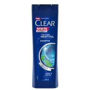 Shampoo Anticaspa Clear Ice Cool Menthol 400ml