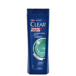 Shampoo Anticaspa 2 em 1 Clear Limpeza Diária 200ml