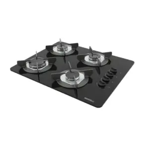 Cooktop 4 Bocas a Gás Nardelli Safe com Mesa de Vidro Cooktop 4 Bocas a Gás Nardelli Safe com Mesa de Vidro