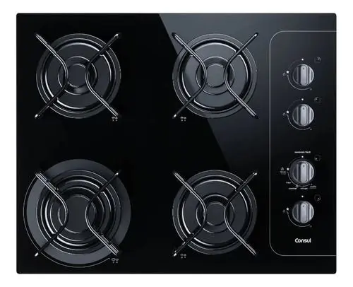 Cooktop 4 Bocas a Gás Consul Controle Fácil Bivolt
