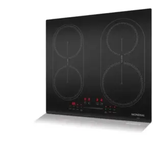 Cooktop 4 Bocas Indução Mondial com Função Turbo 7000W Preto 220V CTI-03 Cooktop 4 Bocas Indução Mondial com Função Turbo 7000W Preto 220V CTI-03