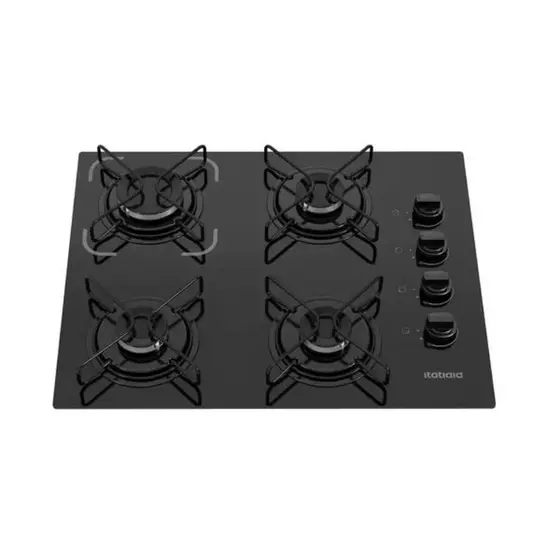 Cooktop 4 Bocas a Gás Itatiaia Essencial Automático
