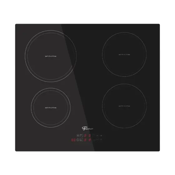 Cooktop 4 Bocas Indução Fischer Vitrocerâmico com Painel Touch 220V
