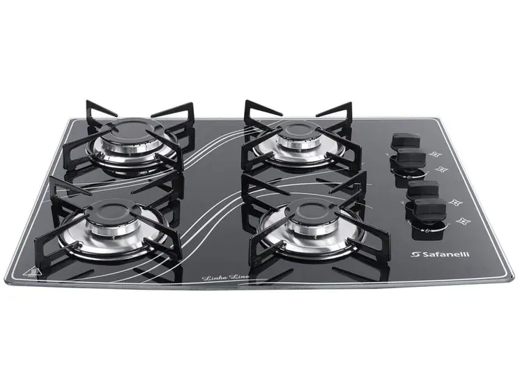 Cooktop 4 Bocas a Gás Safanelli Line FCL40