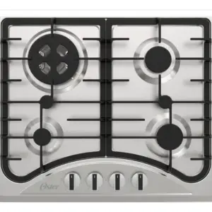 Cooktop 4 Bocas a Gás Oster 8400W Bivolt OTOP601 Cooktop 4 Bocas a Gás Oster 8400W Bivolt OTOP601