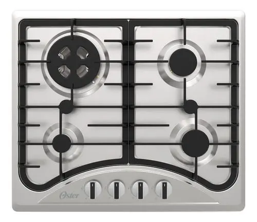 Cooktop 4 Bocas a Gás Oster 8400W Bivolt OTOP601