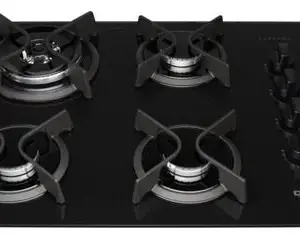 Cooktop 4 Bocas a Gás Dako Supreme com Vidro Temperado