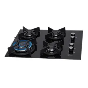 Cooktop 4 Bocas a Gás Fischer Infinity Tripla Chama com Trempe de Ferro Fundido e Mesa de Vidro Bivolt 26297-57076 Cooktop 4 Bocas a Gás Fischer Infinity Tripla Chama com Trempe de Ferro Fundido e Mesa de Vidro Bivolt 26297-57076