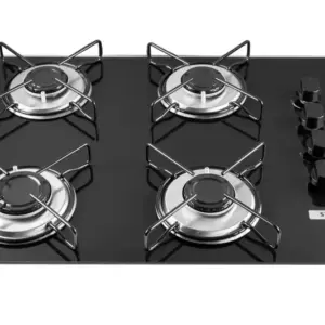 Cooktop 4 Bocas a Gás Natural Stelar Nivus Bivolt Cooktop 4 Bocas a Gás Natural Stelar Nivus Bivolt