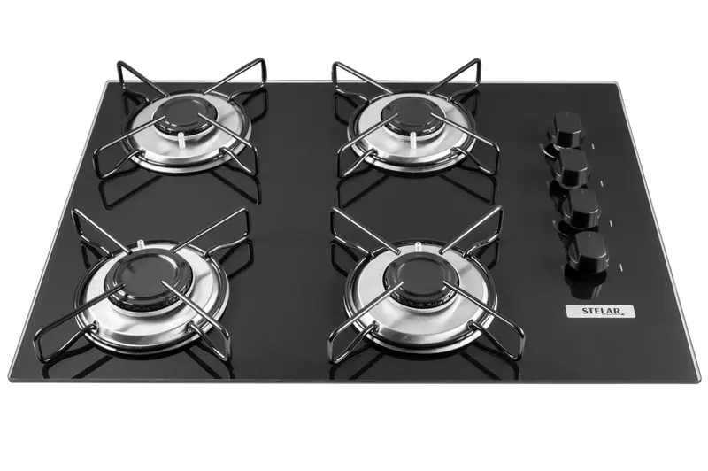 Cooktop 4 Bocas a Gás Natural Stelar Nivus Bivolt