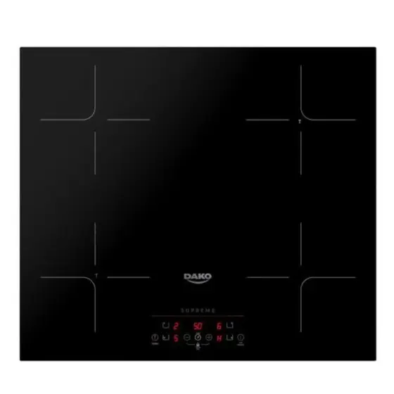 Cooktop 4 Bocas Indução Dako Supreme Preto 220V