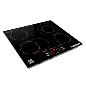 Cooktop 4 Bocas Elétrico Telefunken Vitrocerâmico 6600W 220V Cooktop 4 Bocas Elétrico Telefunken Vitrocerâmico 6600W 220V