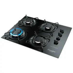 Cooktop 4 Bocas a Gás Esmaltec