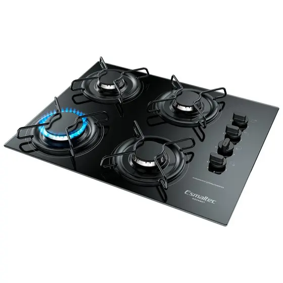 Cooktop 4 Bocas a Gás Esmaltec