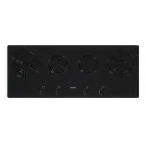 Cooktop 4 Bocas a Gás Venax Arena Linear Preto Cooktop 4 Bocas a Gás Venax Arena Linear Preto