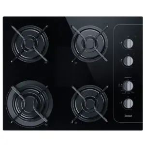 Cooktop 4 Bocas a Gás Consul Facilite com Mesa de Vidro CD060AE