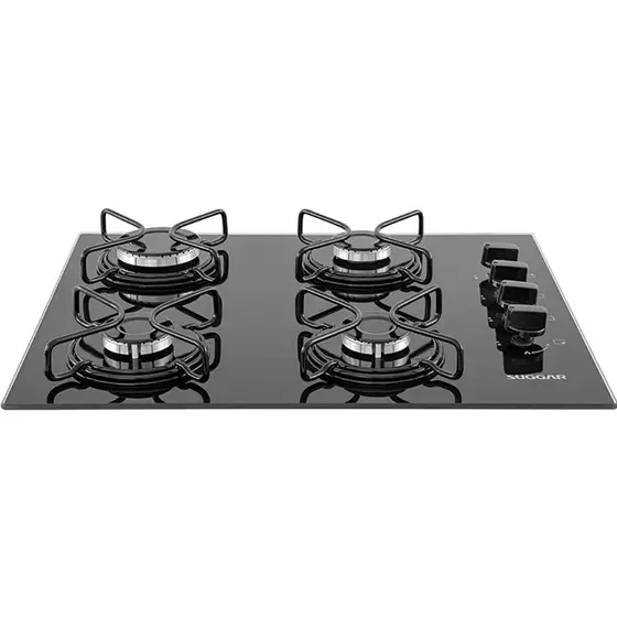 Cooktop 4 Bocas a Gás Suggar com Vidro Temperado Fg4004 AVP