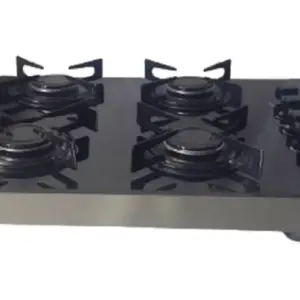 Cooktop 4 Bocas a Gás WIN de Sobrepor com Acendimento Manual Preto Cooktop 4 Bocas a Gás WIN de Sobrepor com Acendimento Manual Preto