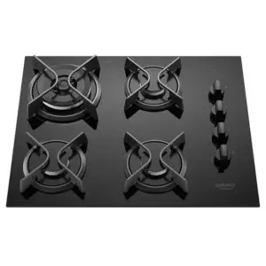 Cooktop 4 Bocas a Gás Dako Supreme Automático Preto