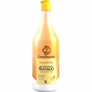 Shampoo Corpo Dourado Quimicamente Tratado Proteína do Trigo 1L