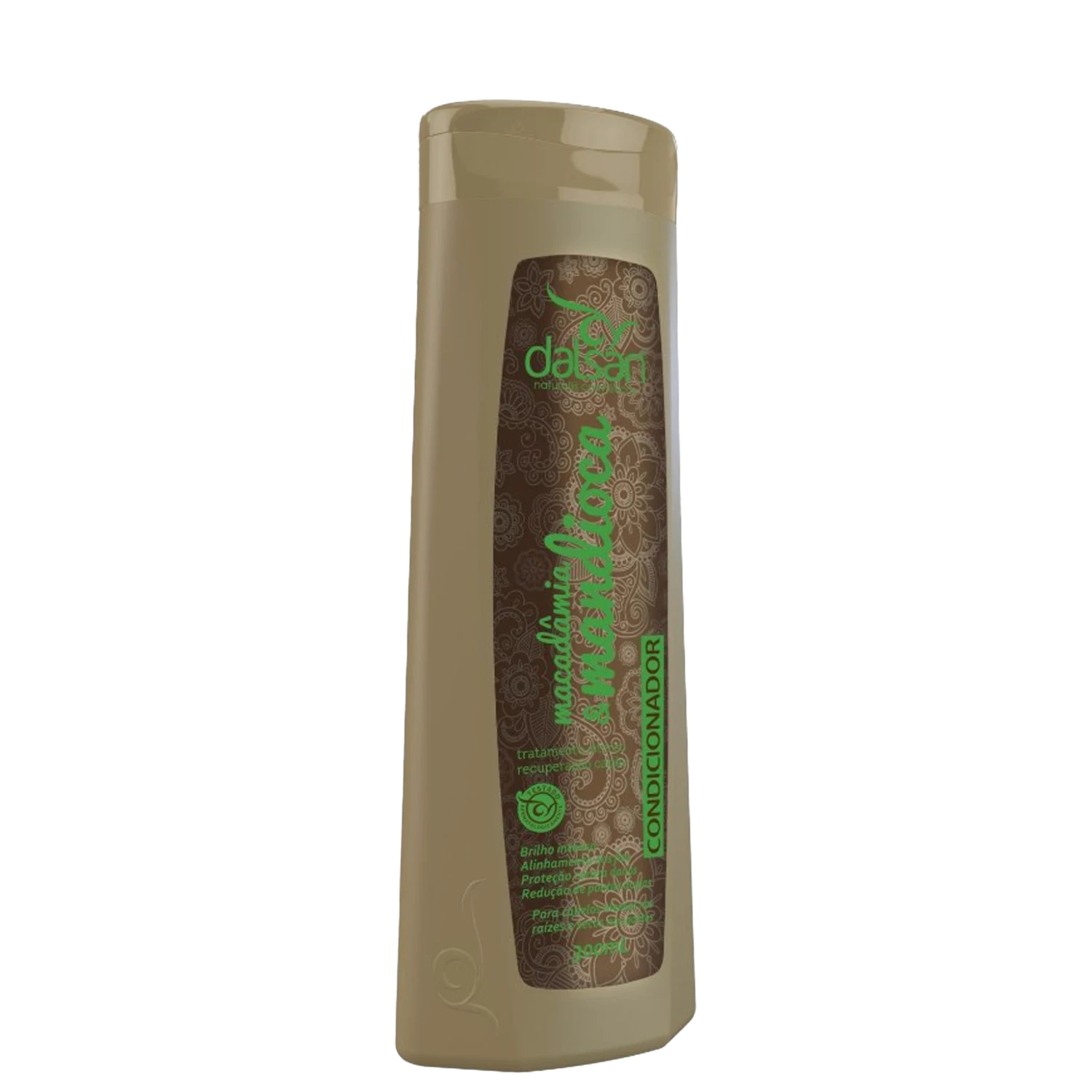 Shampoo Dalsan Cosméticos Mandioca & Macadâmia 300ml