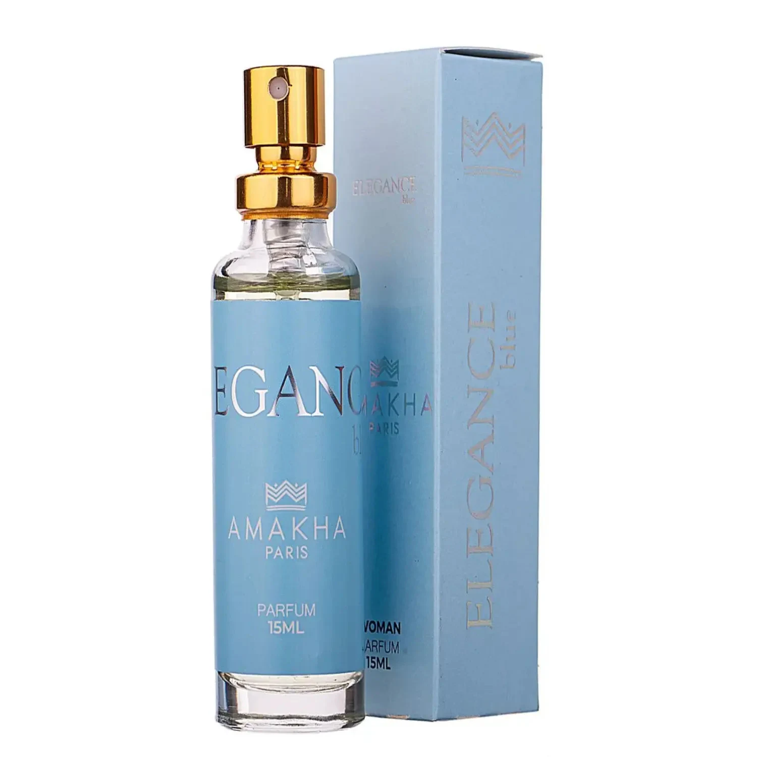 Perfume Feminino Deo Colônia Amakha Paris Elegance Light Blue 15ml