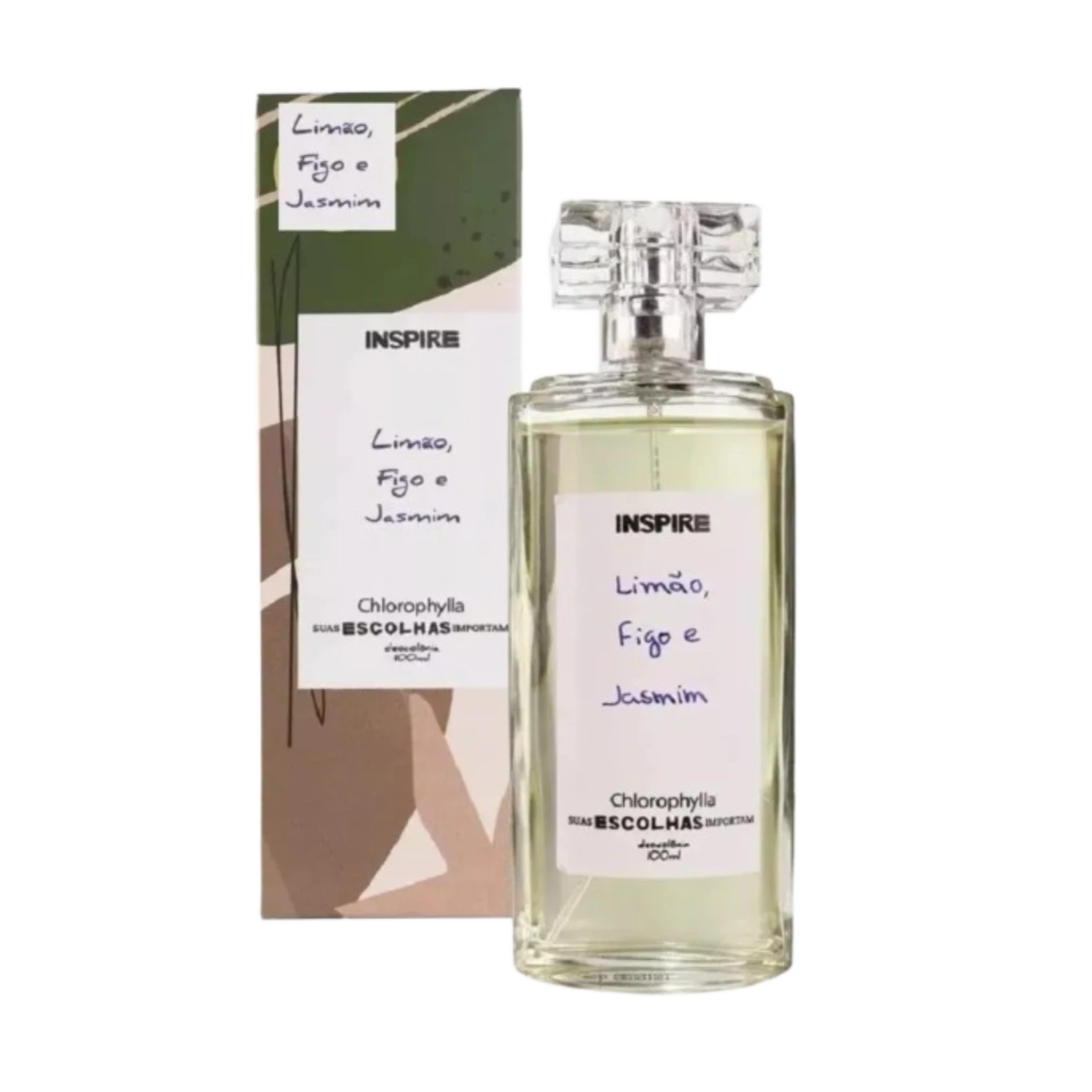 Perfume Masculino Deo Colônia Chlorophylla Inspire Limão Jasmin Figo 100ml