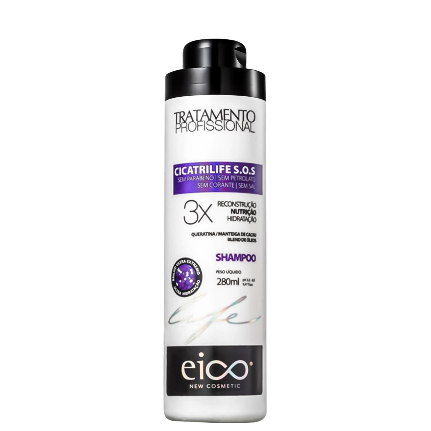 Shampoo Eico Life Cicatrilife S.O.S. 280ml