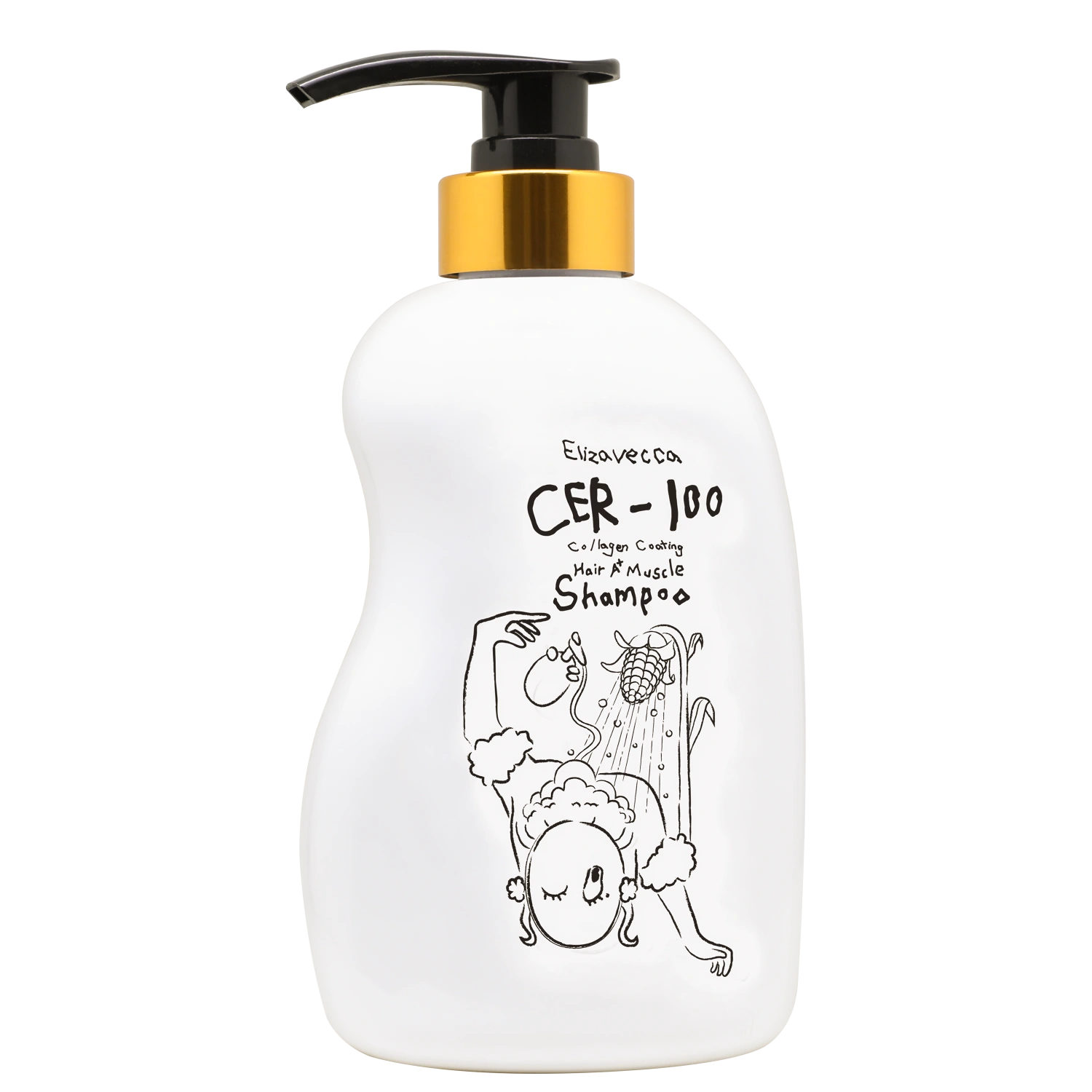 Shampoo Fortalecedor Elizavecca CER-100 Com Colágeno A+ Muscle 500ml